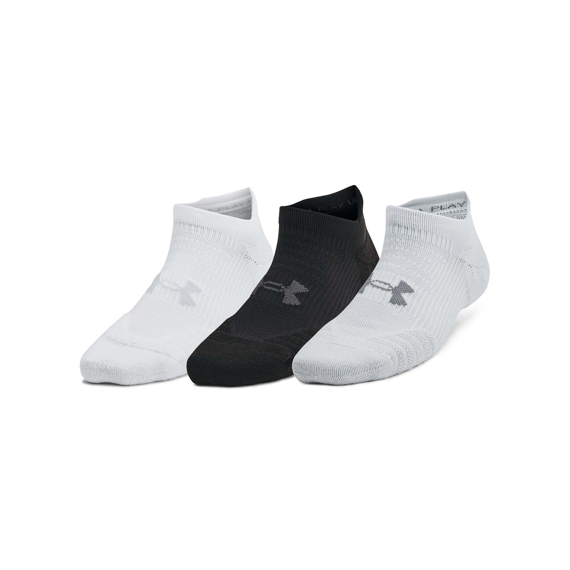 Under Armour Women's Play Up No-Show Tab Socks-3PK